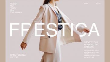 Fashion Ecommerce Website Template Frestica 1