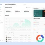 Free Bank Account Management Dashboard Figma Template file