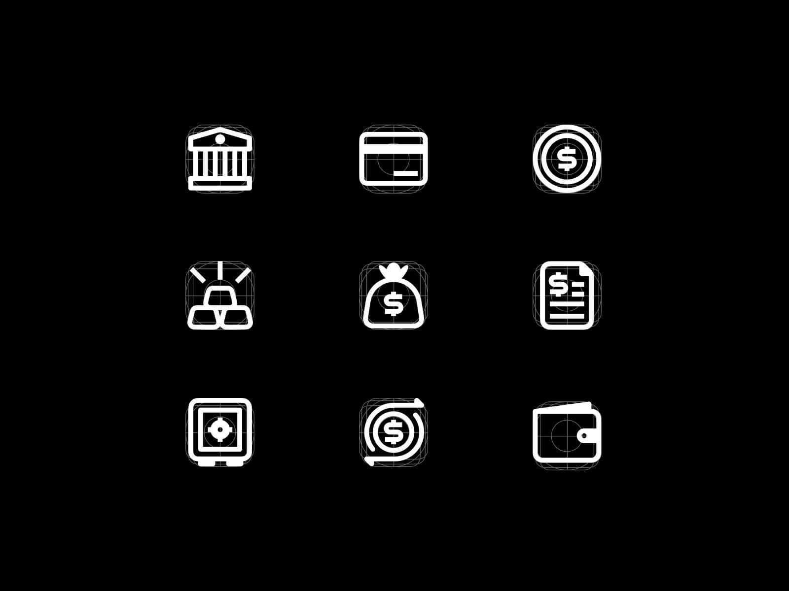 Free Bank Icons Figma File for Download 2