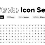 Free Figma Stroke Icon Set