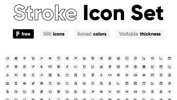 Free Figma Stroke Icon Set