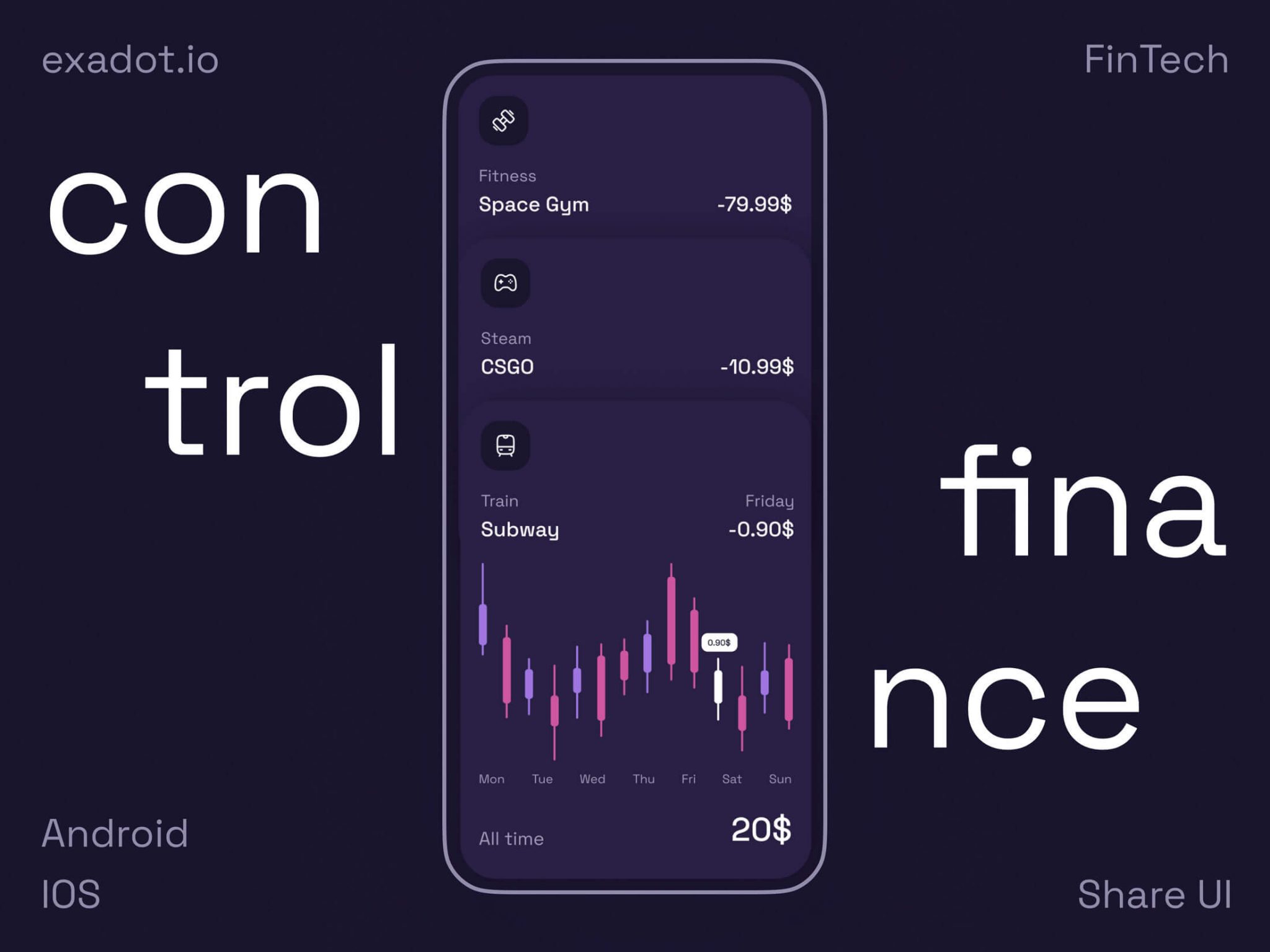 Free Finance App UI Design Figma Template - Free Figma Template