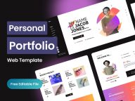 Free Personal Portfolio Website Template Figma - UiKitFree