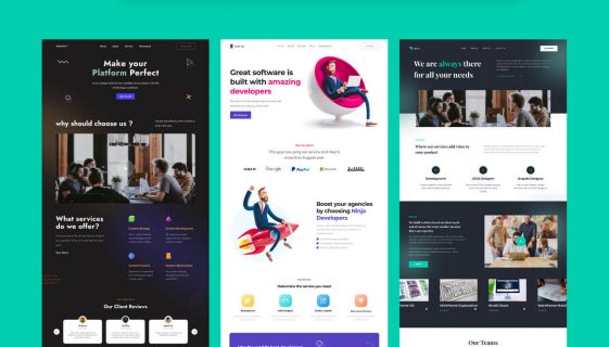 Free Digital Agency Website Figma - Free Figma Template