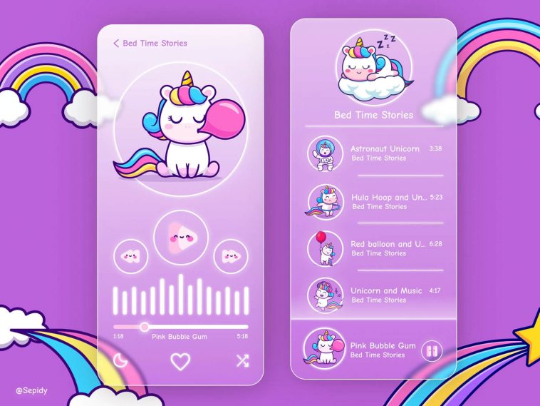 Unicorn Music Player for Kids free .fig file