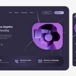 VR landing Page Template for Figma