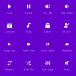 Figma Music Player Icons