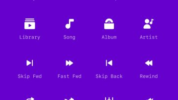 Figma Music Player Icons