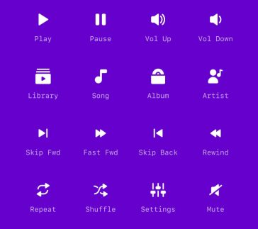 Free Figma Music Player Icons - Free Figma Template