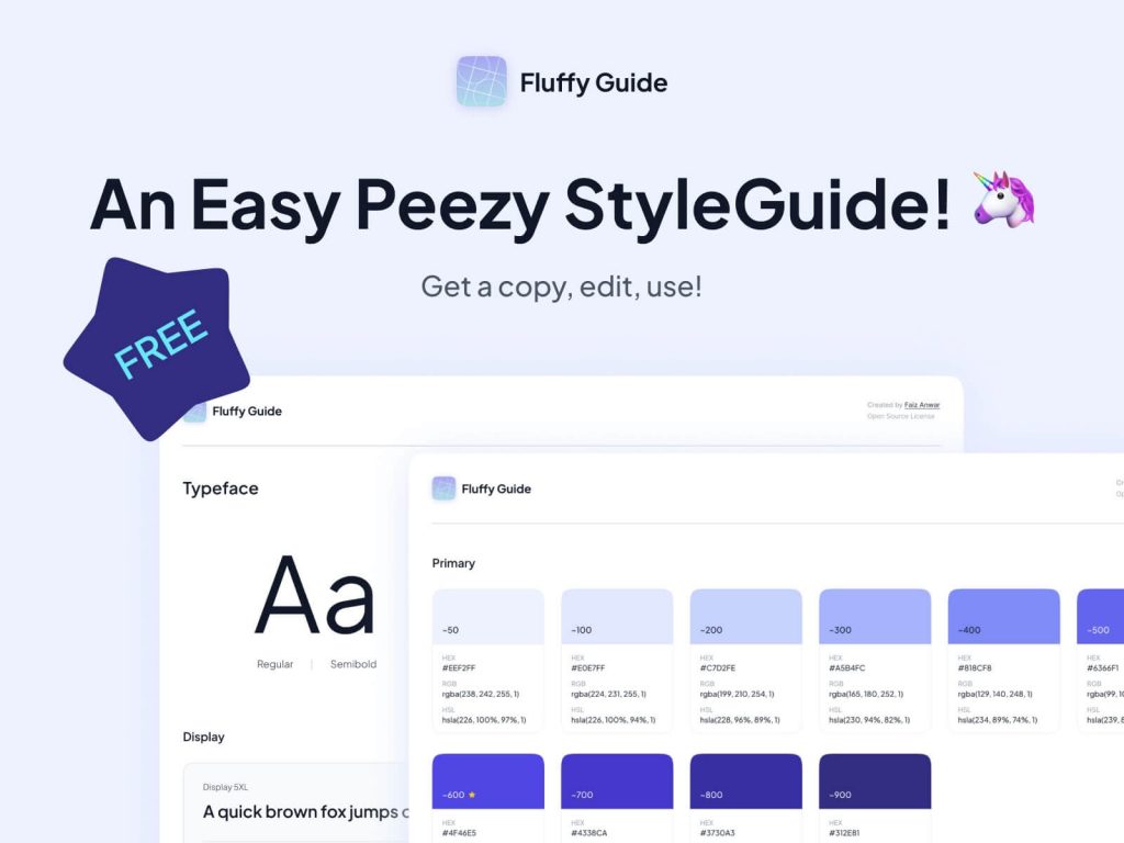 Free Figma Styleguide Kit - UiKitFree