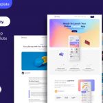 Figma/Webflow App Website Template