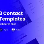3 Contact Page Templates Figma Download