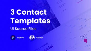 3 Contact Page Templates Figma Download