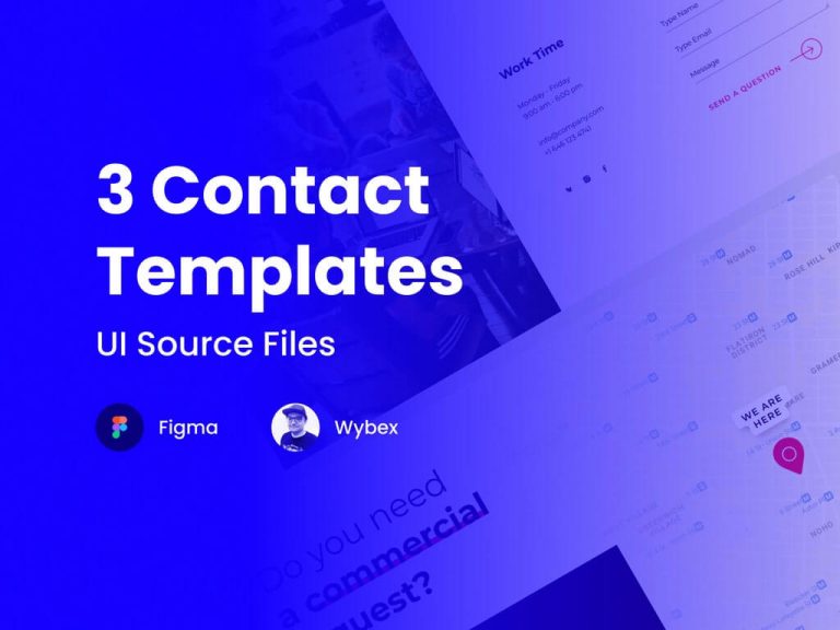 3 Free Contact Page Templates Figma Download Figma Template