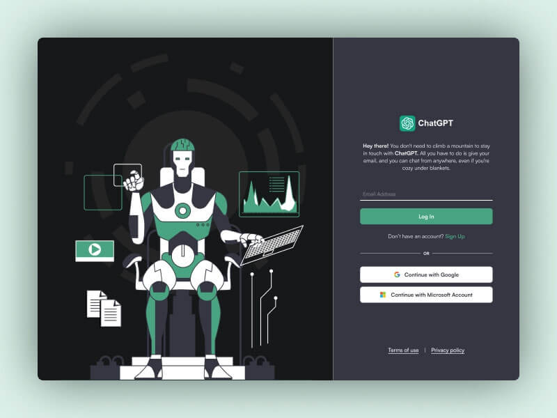 Free Chatbot Website Template Figma file2