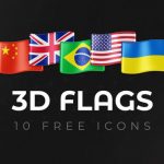 Free 3D Country Flags Figma