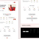 Free Food Delivery Website Template Figma