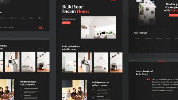 Free Architecture Website Figma Template1