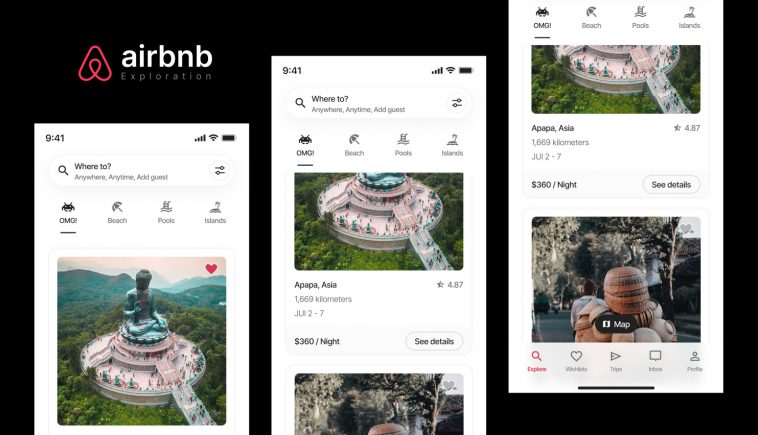 Airbnb Redesign Figma App Template