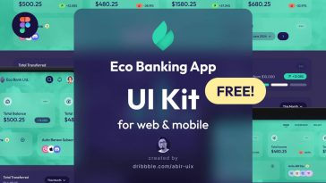 Free Figma Banking App UI Design1