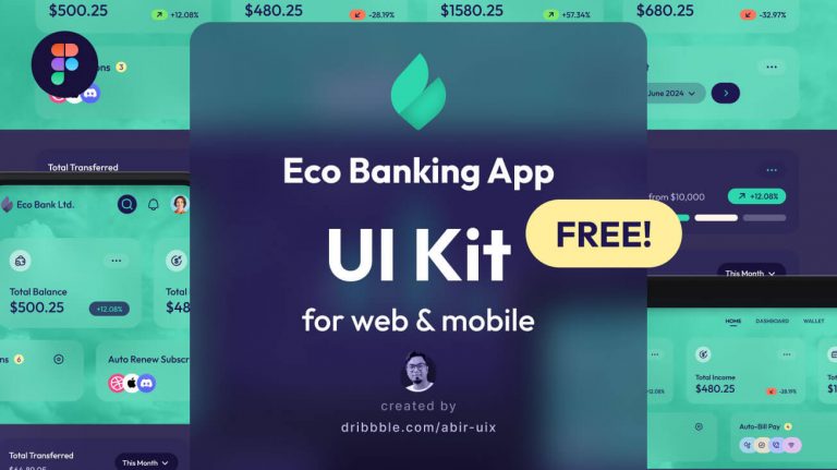 Free Figma Banking App UI Design Figma Template - Free Figma Template