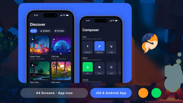 Free Figma Minimal App Concept Template - Ui Kit Free