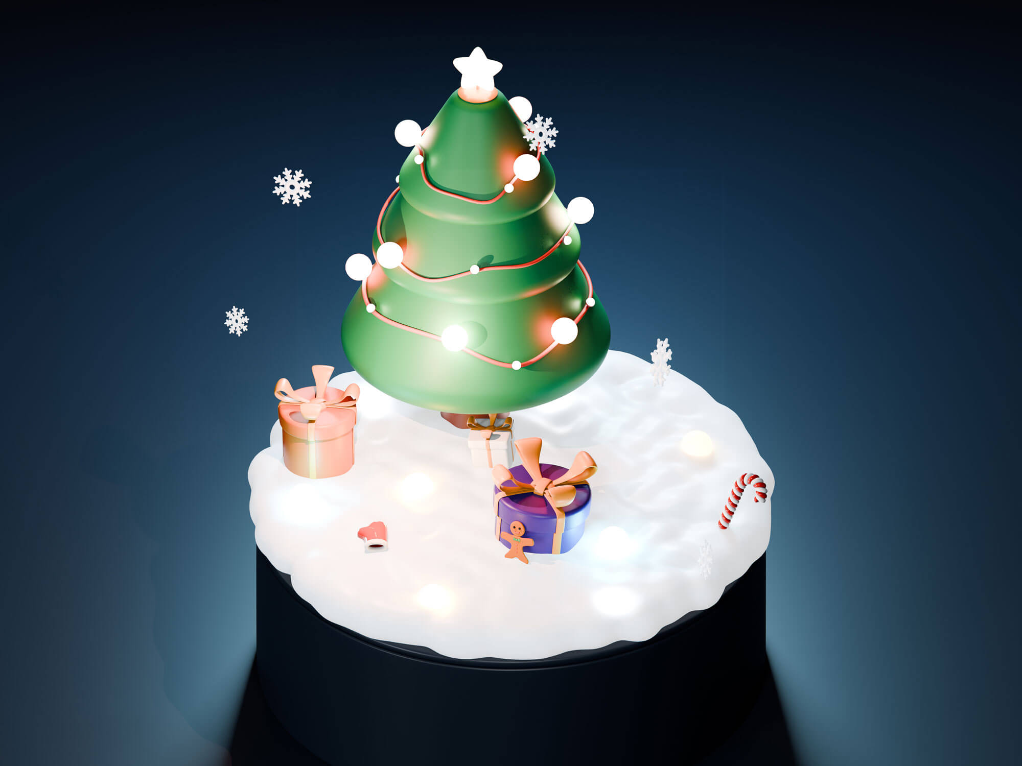 3D Christmas Icons – Clavius Design System4