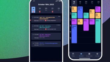 School Schedule Figma App Template