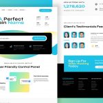 Web Hosting Landing Page Template for Figma