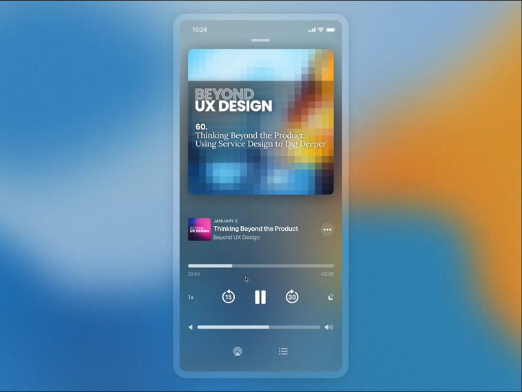 Share Podcast Snippets in Apple Podcasts UI Concept1