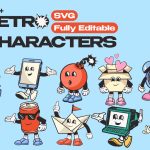 SVG Retro Characters