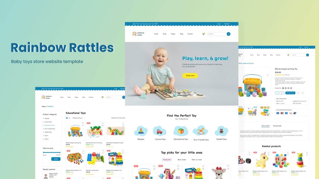 Free Ecommerce Website UI Figma Template
