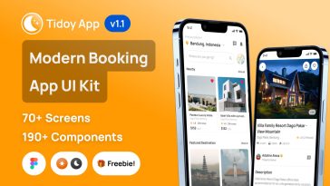 Vacation Home Booking App UI Tidoy